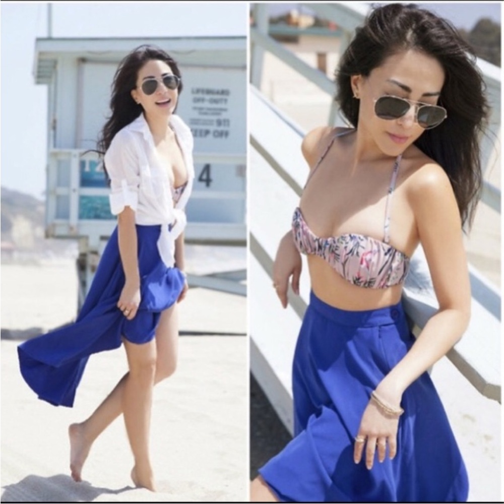 American Apparel A-Line Midi Skirt